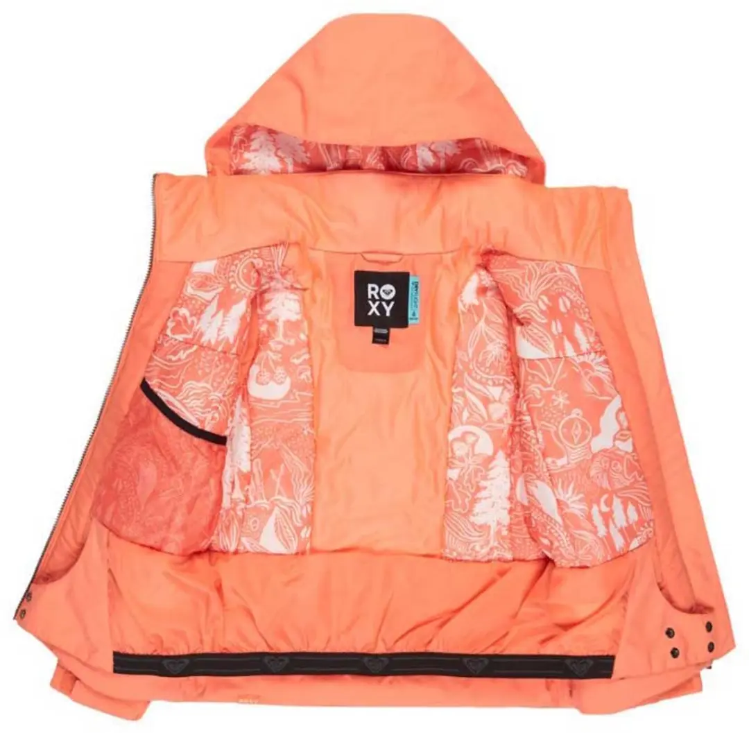 Roxy Meade Ski Jack Meisjes - Coral Chic - 10 jaar - afbeelding 5 van 6