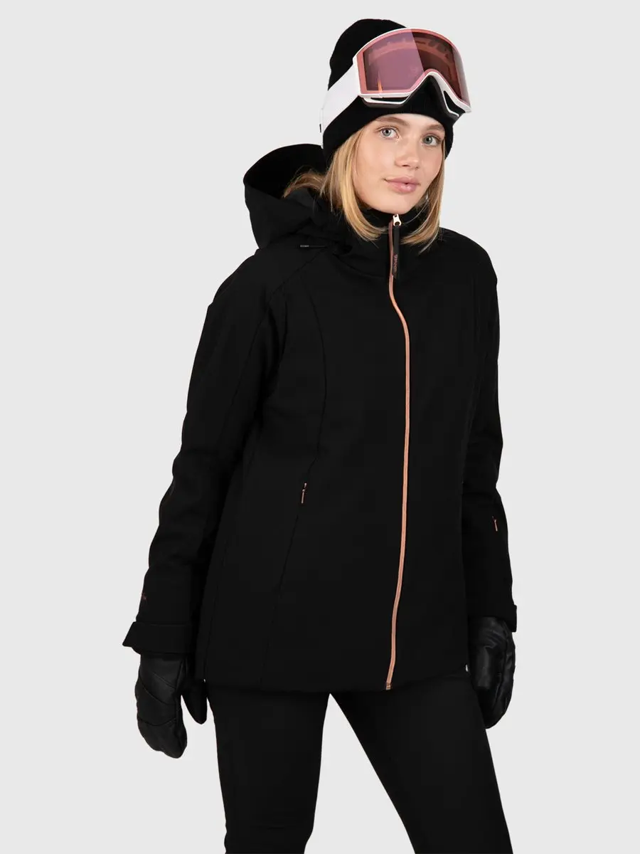 Brunotti Aria Softshell Winterjas Dames - Zwart - afbeelding 3 van 6