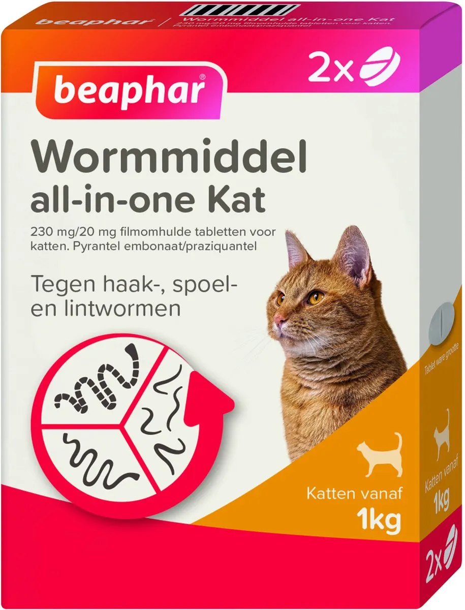 Beaphar Wormmiddel All-In-One Kat