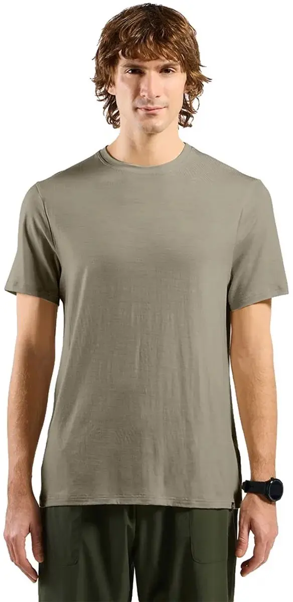 Odlo Merino 160 T-shirt Met Korte Mouwen Groen M Man