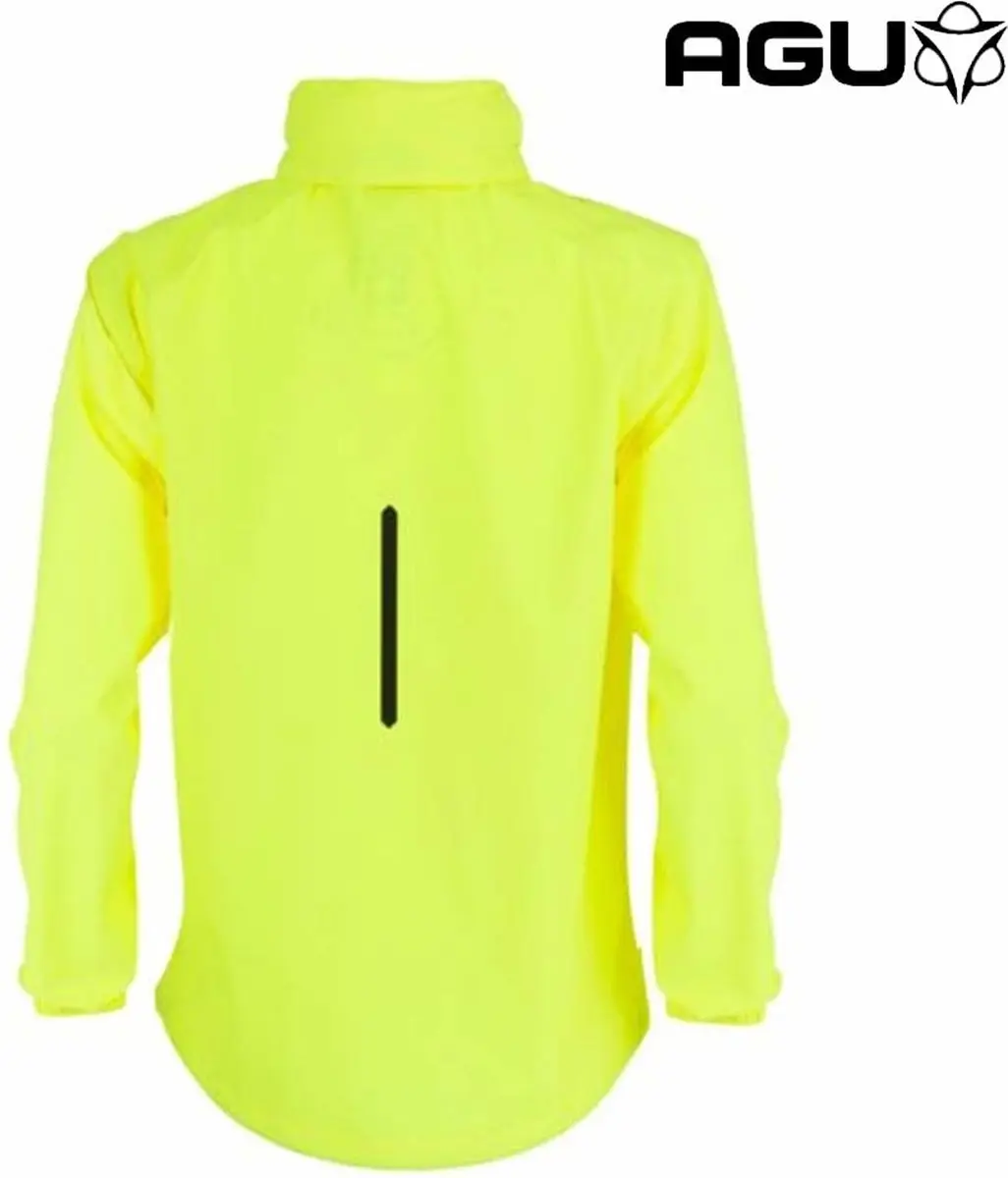 AGU Essential Regenjas Kids - Waterdicht - Geel 140 - afbeelding 2 van 6
