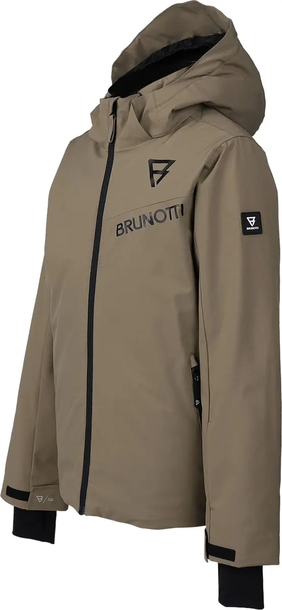 Brunotti Navigaty Ski-jas Jongens - 20K Waterdicht - Dusky Green - 164 - afbeelding 2 van 6