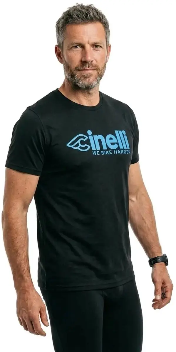 Cinelli We Bike Harder T-shirt - Bruin - S - afbeelding 2 van 2