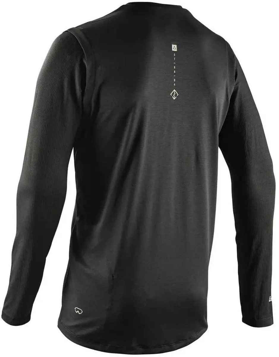 Leatt Gravity 1.0 Langarmshirt - Ghost Black - XL - afbeelding 3 van 4