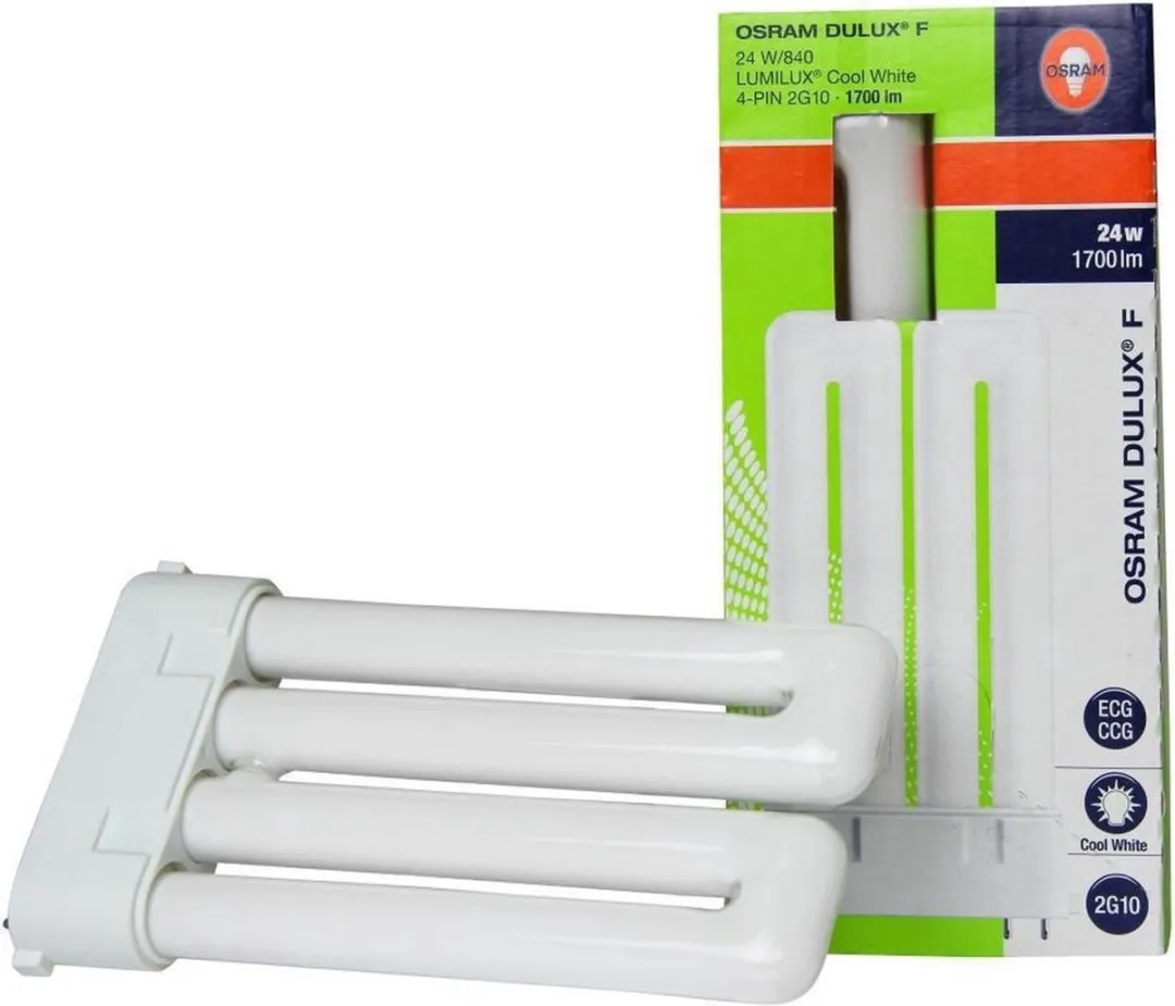 Osram Dulux F Compact 2G10 24W 4000K - Wit Licht - Mat