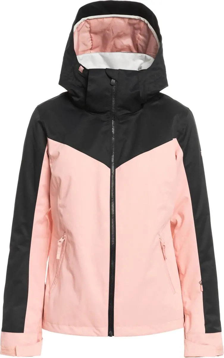 Roxy Maat M Free Jet Block Technisch Ski jas voor Dames Roze