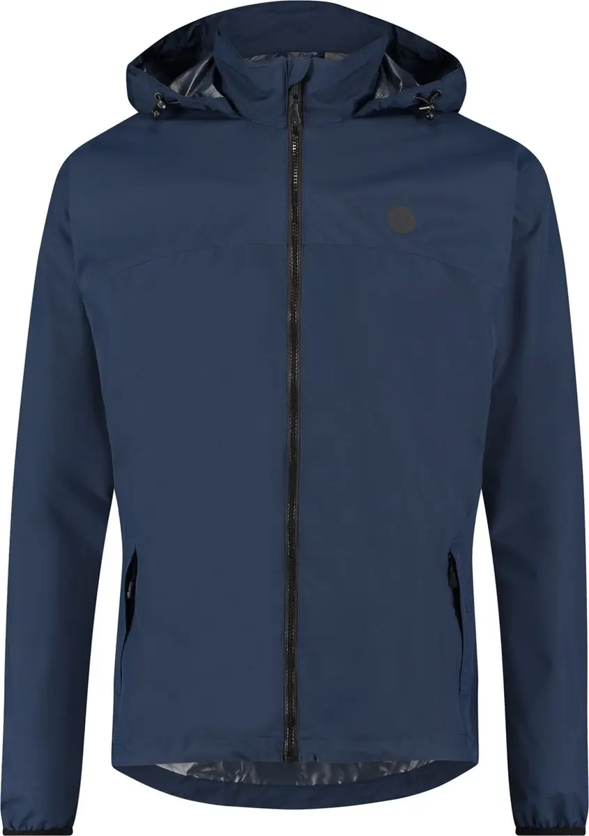 AGU GO Regenjas Essential Unisex - Navy Blauw - XXXL - Dames & Heren - Gerecyceld Polyester