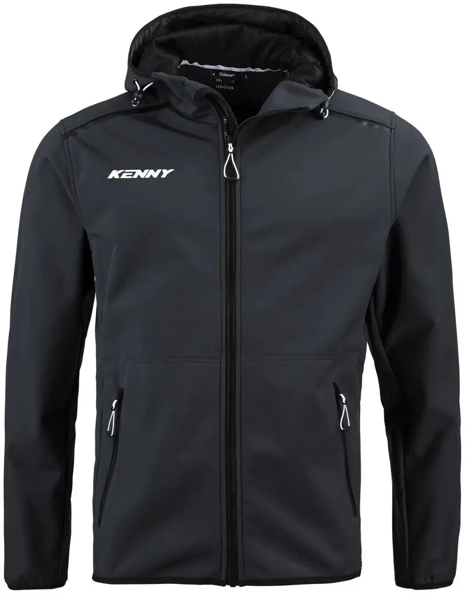 Kenny Core Softshell Waterdichte Jas - Zwart - 2XL - afbeelding 4 van 6