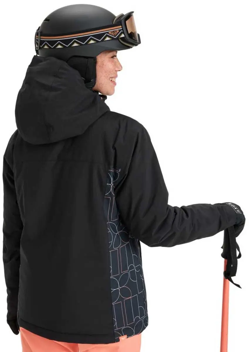 Roxy Galaxy Dames Snowboardjas - Zwart - L - afbeelding 2 van 6