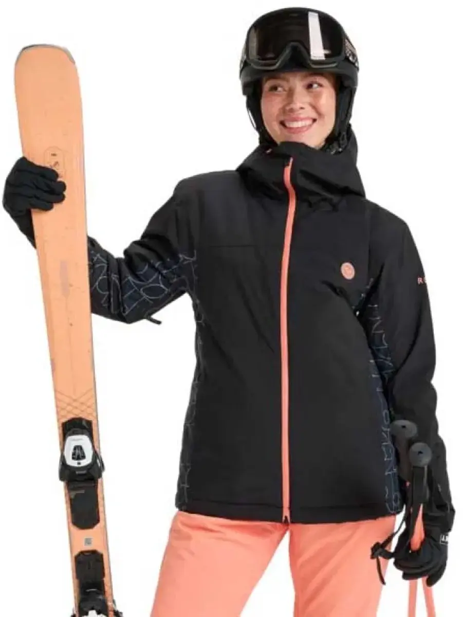 Roxy Galaxy Dames Snowboardjas - Zwart - L - afbeelding 6 van 6
