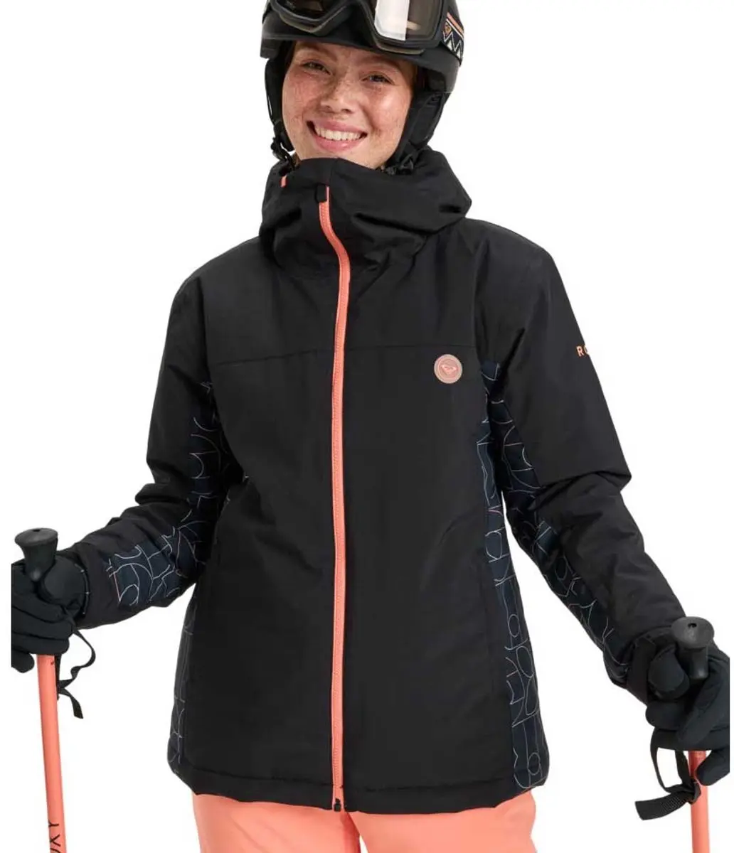Roxy Galaxy Dames Snowboardjas - Zwart - L - afbeelding 5 van 6