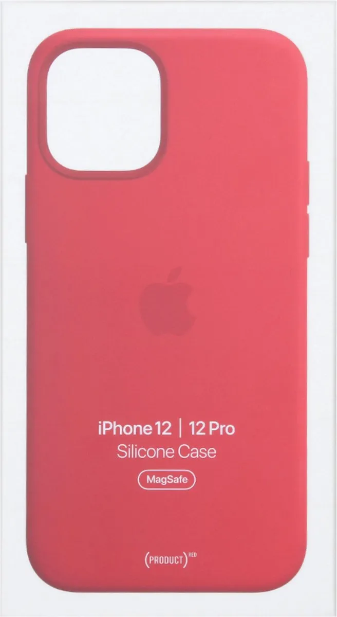 Apple Siliconenhoesje MagSafe MHL63ZM/A iPhone 12/12 Pro - Rood - afbeelding 6 van 6