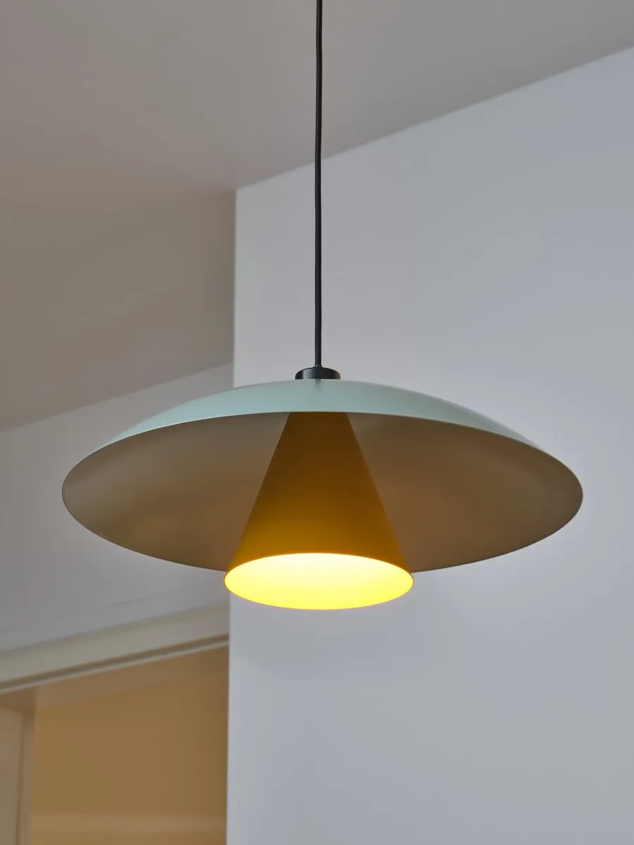 Osram Decor Vliegende Paddenstoel Hanglamp E27 - 500mm - Groen/Geel