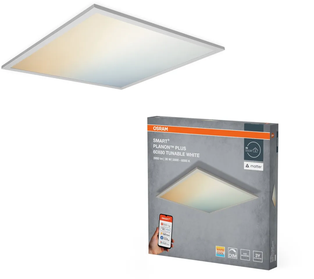 Osram SMART+ Matter Planon Plus LED Paneel 36W 3000lm