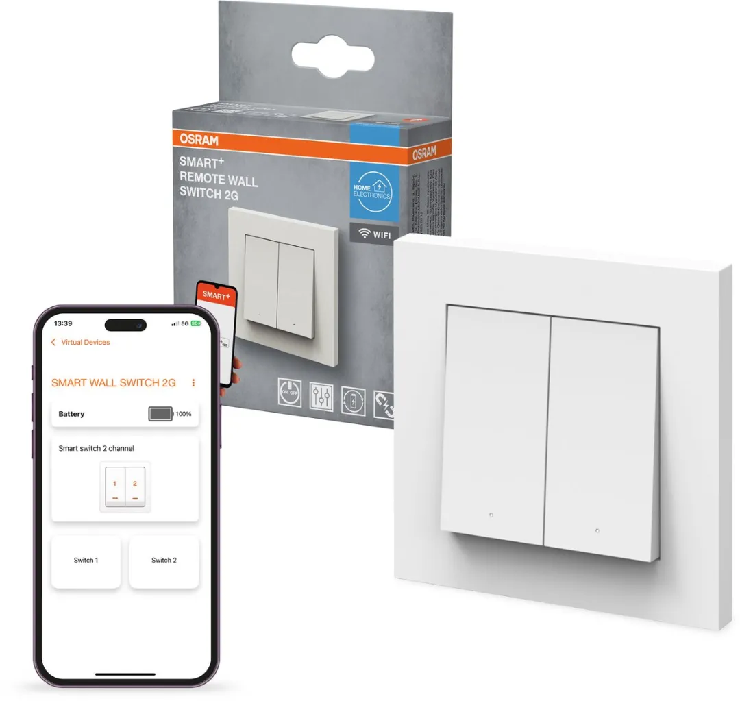 Osram Smart+ WIFI Wandschakelaar 2G - Wit