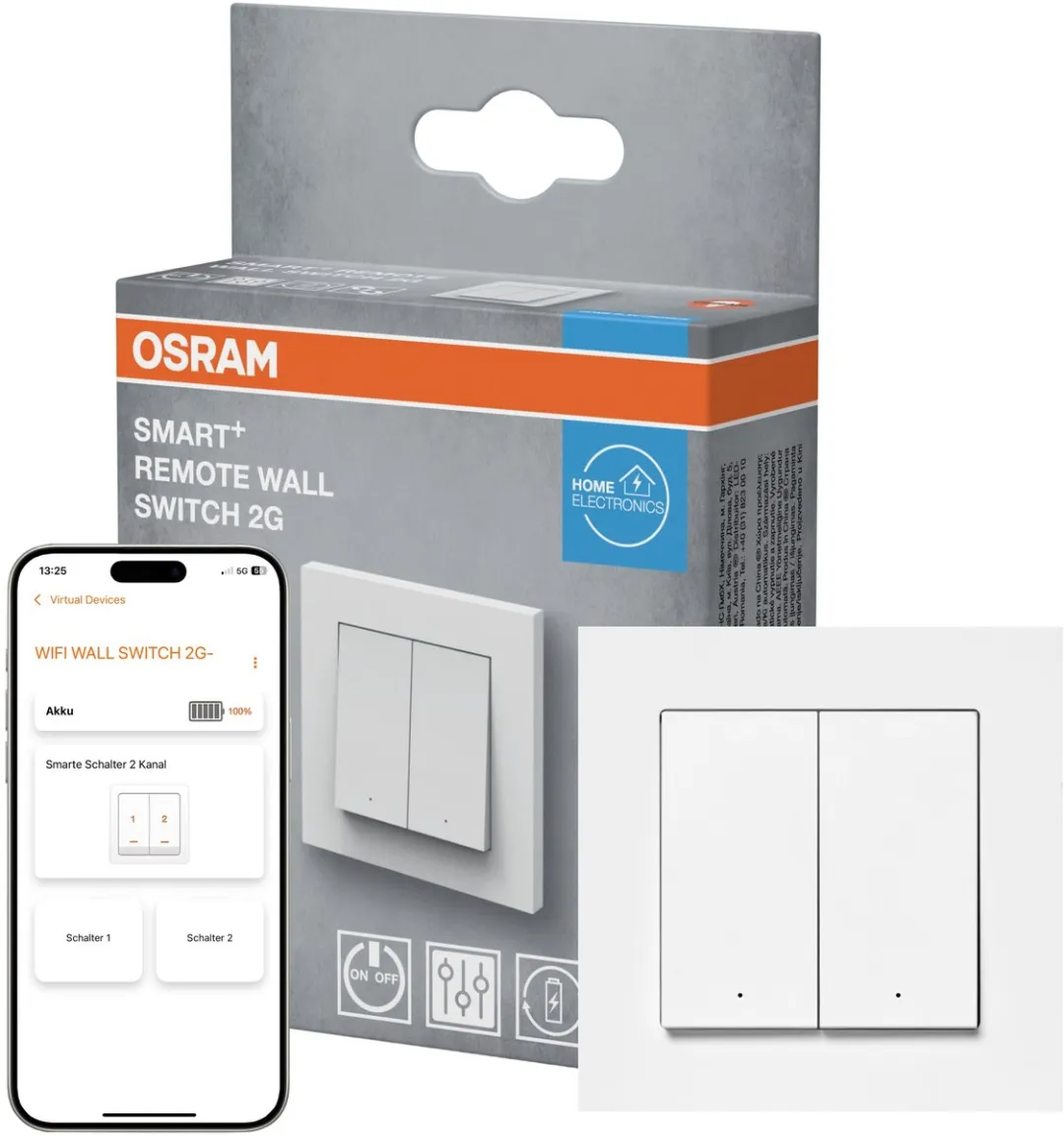 Osram Smart+ WIFI Wandschakelaar 2G - Wit