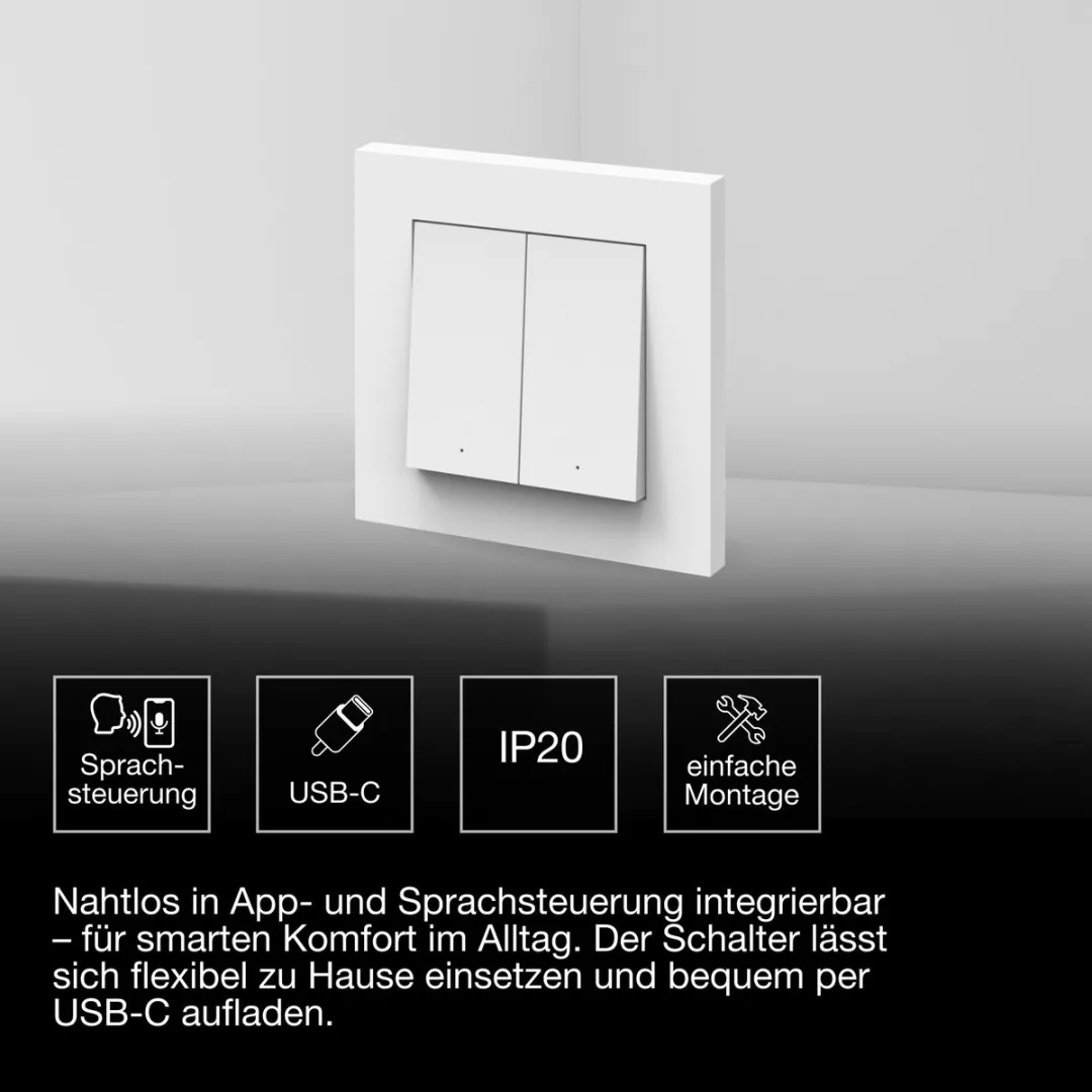 Osram Smart+ WIFI Wandschakelaar 2G - Wit