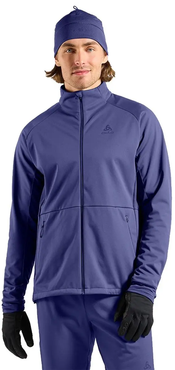 Odlo Essential Warm Jas Blauw S Man