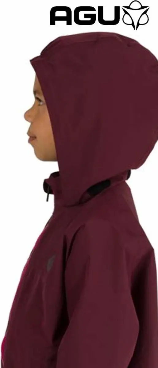 AGU Go Essential Waterdicht Kinderjack - Rood - 128 - afbeelding 2 van 6