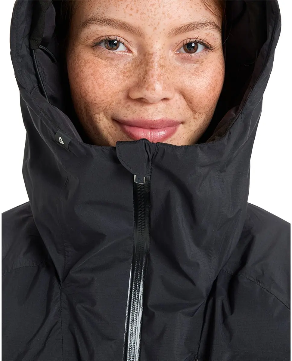Roxy Luna Frost Dames Snowboardjas - Zwart - S - afbeelding 4 van 6