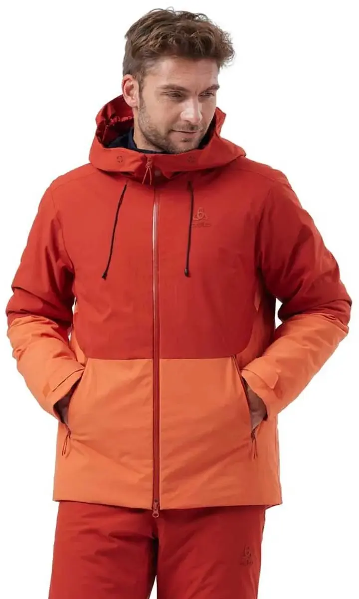 Odlo Ski Bluebird S-thermic Jas Oranje S Man