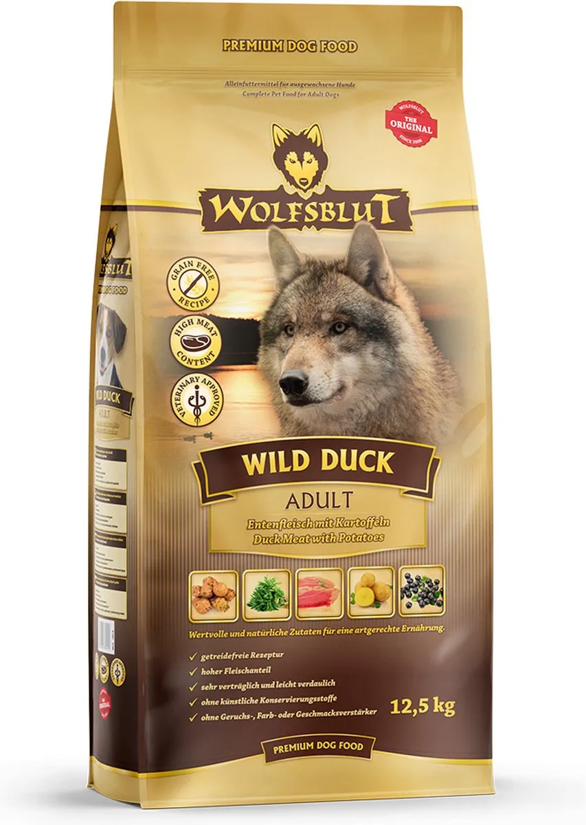 Wolfsblut Grain Free Adult Wild Duck 12,5kg