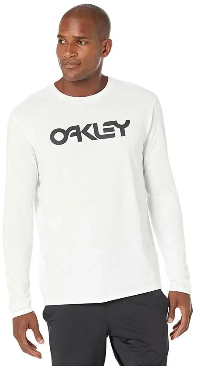 Oakley Mark II T-shirt met lange mouwen - Wit/Zwart - XL - afbeelding 5 van 6