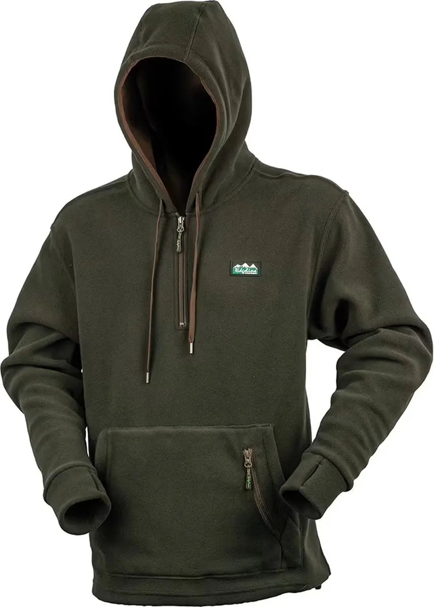 Ridgeline BALLISTIC FLEECE HOODIE OLIVE