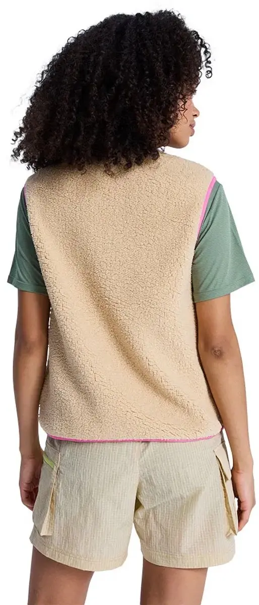 Roxy Boundless Spirit Mouwloze Fleece Dames - Pebble - afbeelding 2 van 4