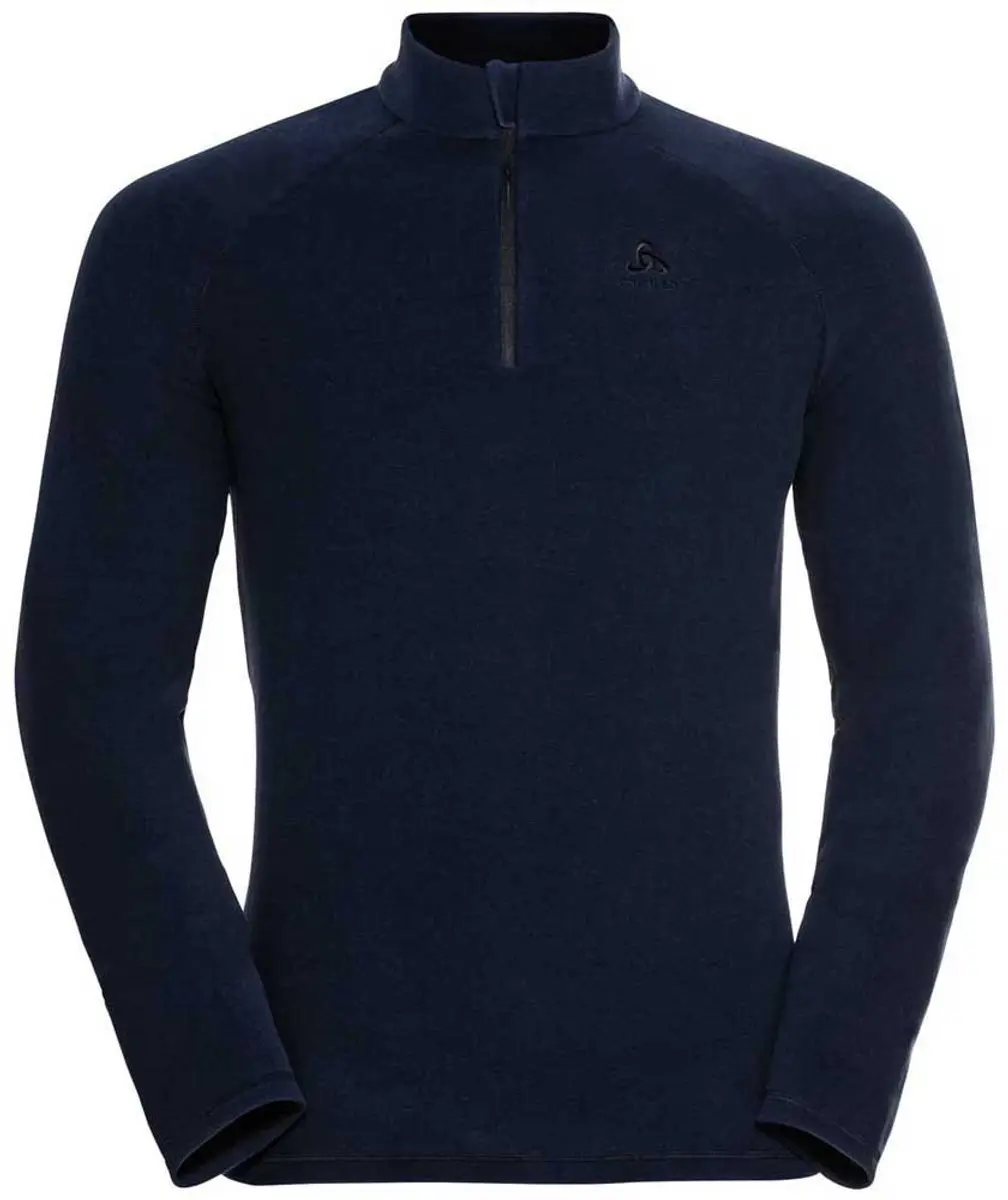 Odlo Rigi Fleece Met Halve Rits Blauw L Man