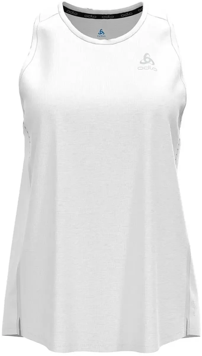 Odlo Zeroweight Chill-tech Mouwloos T-shirt Wit S Vrouw