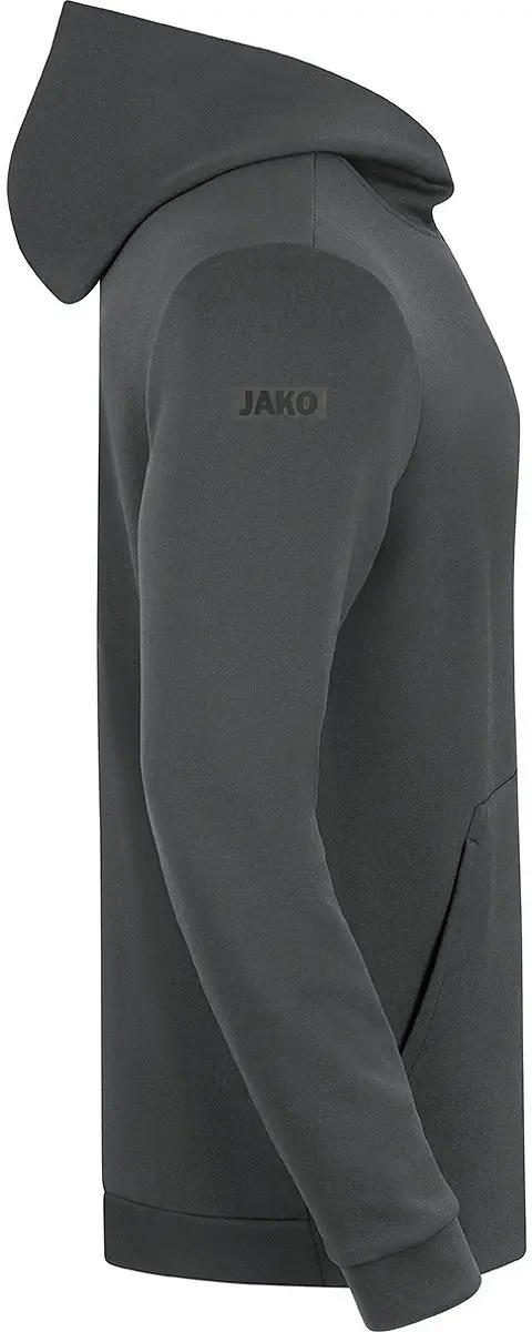 JAKO Pro Casual Sweater met Kap Heren - Grijs - afbeelding 4 van 4