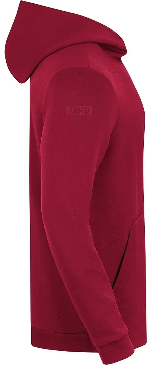 JAKO Pro Casual Sweater met Kap Heren - Chilirood - XXL - afbeelding 2 van 4