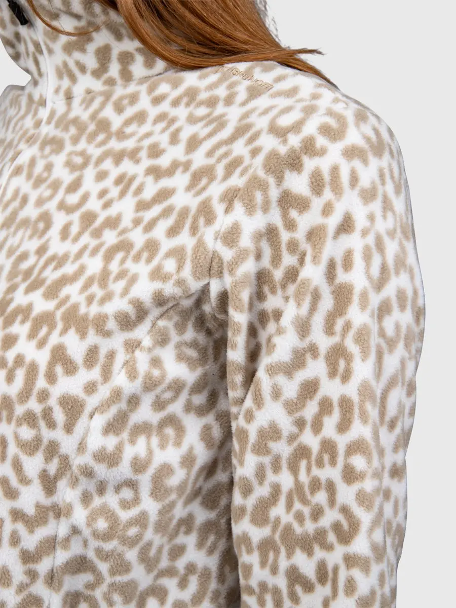 Brunotti - Misma-Print Women Fleece | Leopard Snow - XL