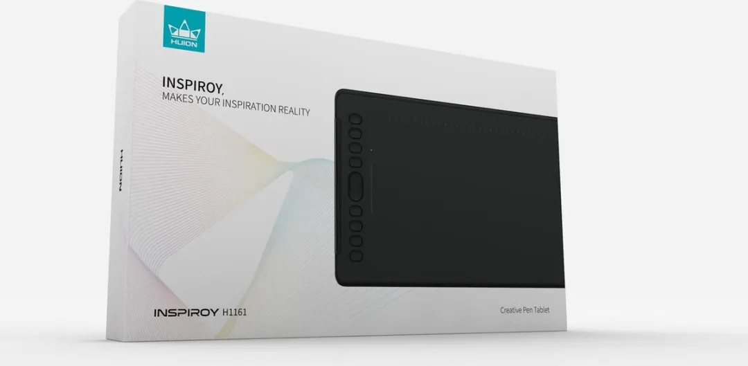 Huion Inspiroy H1161 Tekentablet - Grafische tablet - USB Aansluiting - Zwart