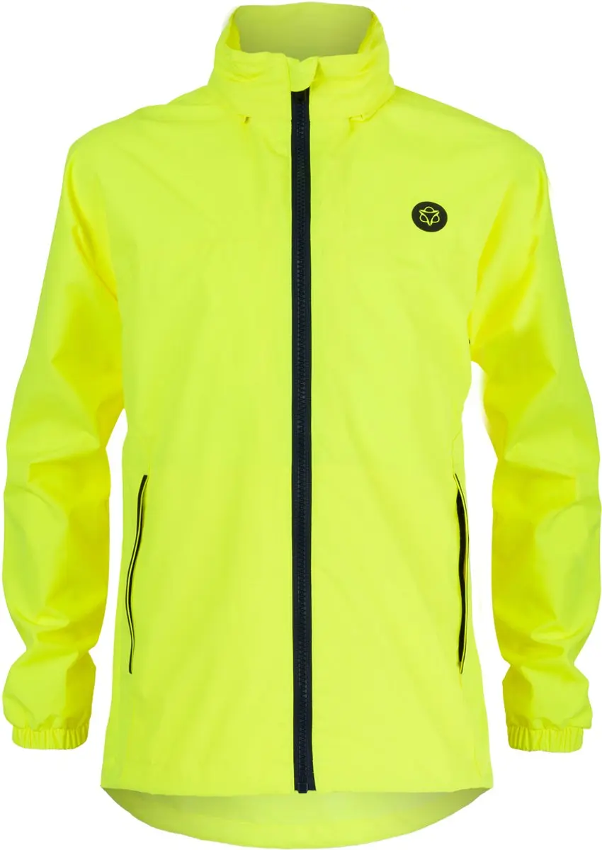 AGU Essential Kinderregenjas - Neon Yellow - Maat 152