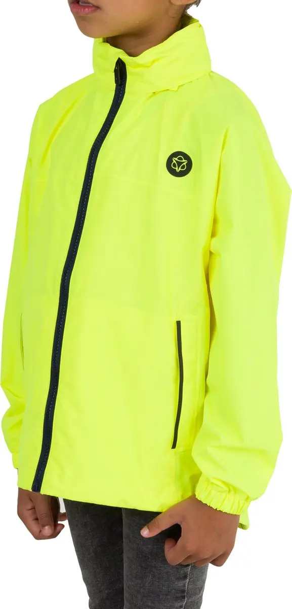 AGU Essential Kinderregenjas - Neon Yellow - Maat 152 - afbeelding 4 van 6
