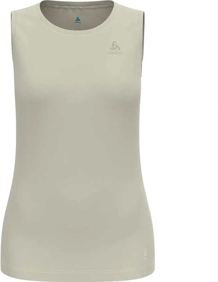 Odlo F-dry Mouwloos T-shirt Beige XS Vrouw