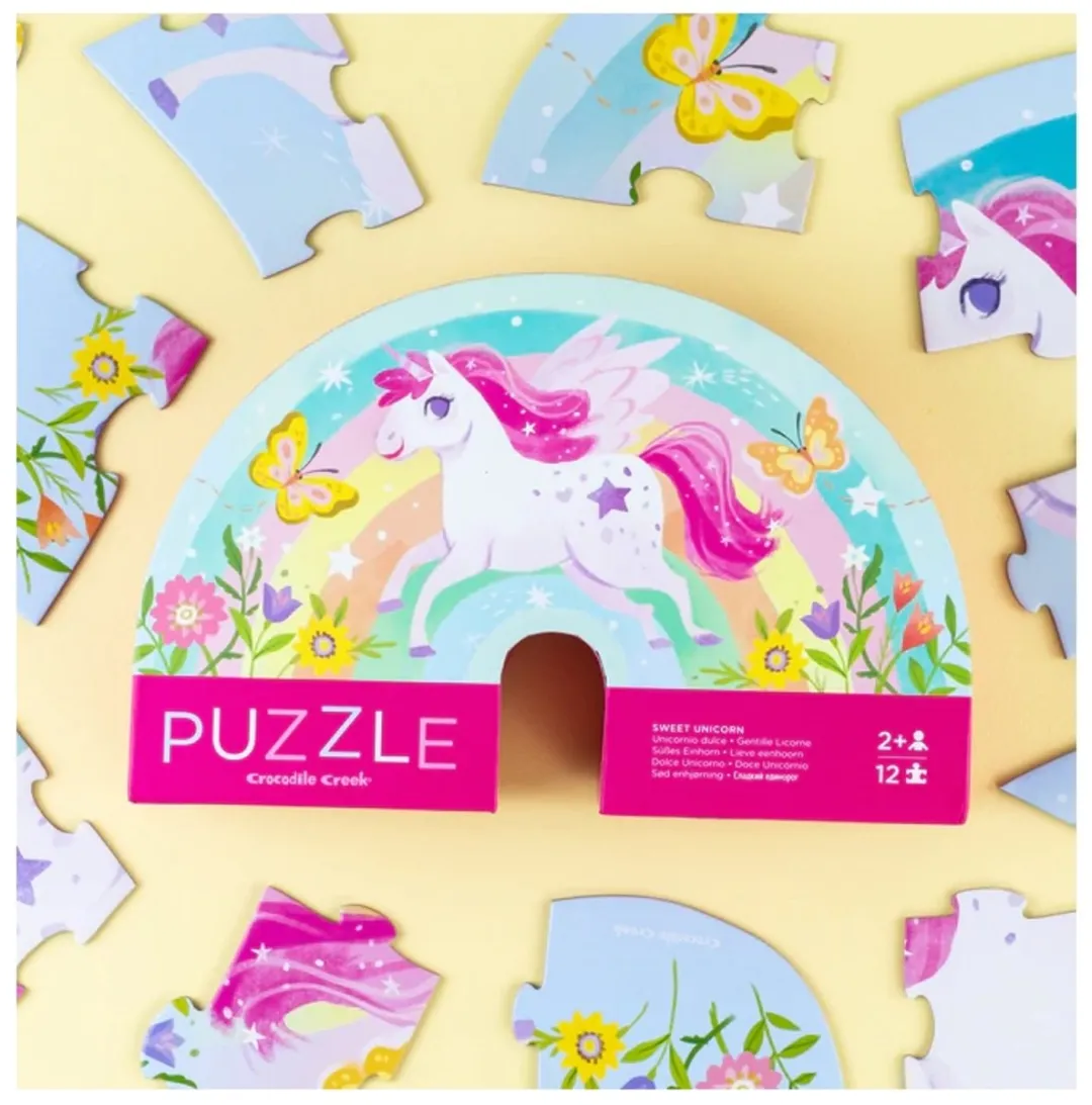 Crocodile Creek Eenhoorn Puzzel 12-delig - Multicolor