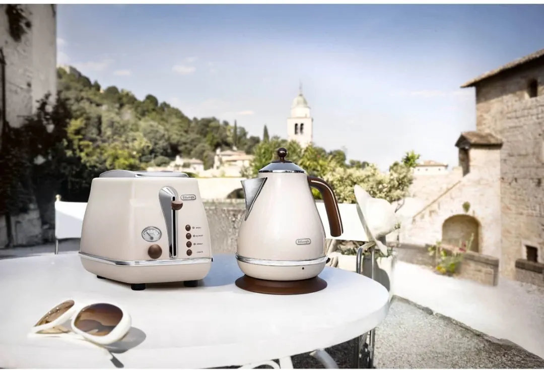 De'Longhi Icona Vintage CTOV2103.BG Broodrooster - 2 Sneden 900W - Beige - afbeelding 6 van 6