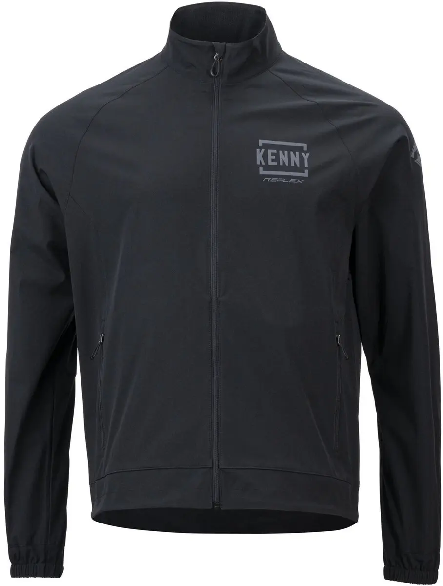 Kenny Reflex Waterdichte Jas - Zwart - afbeelding 3 van 6