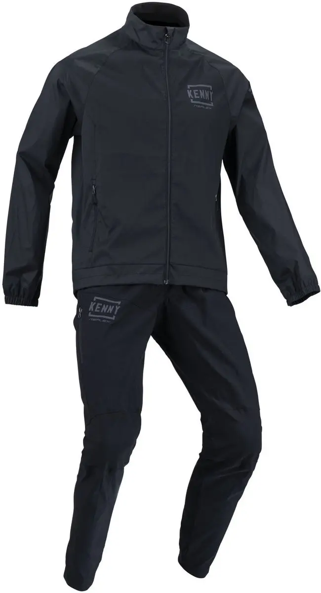 Kenny Reflex Waterdichte Jas - Zwart - afbeelding 6 van 6
