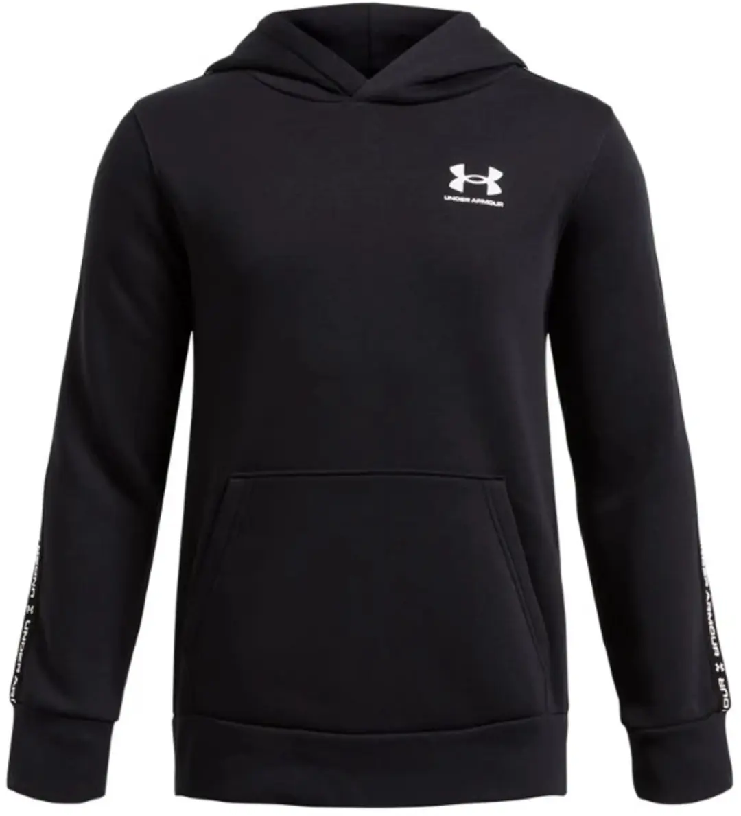Icon Taping Hoodie Fleece Kinderen Black/White M