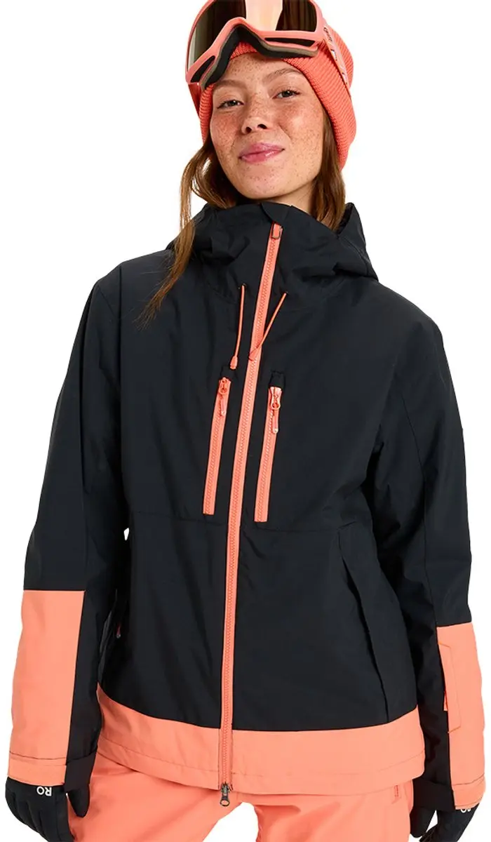 Roxy Upwards Jas Zwart M Vrouw