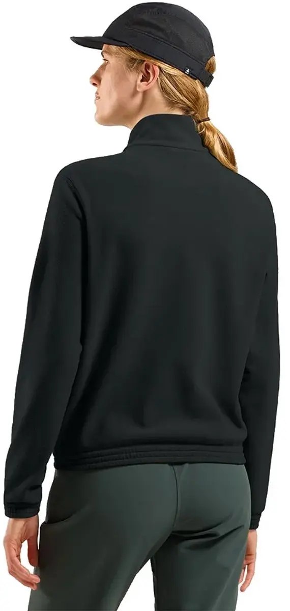 Odlo Classic Fleece Met Volledige Rits Dames - Zwart M - afbeelding 3 van 6
