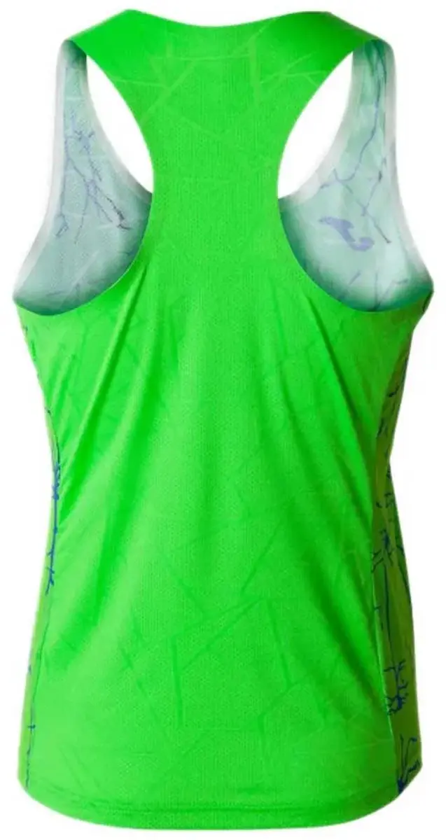Joma Elite IX Mouwloos T-shirt - Fluor Groen - 12-14 Jaar - afbeelding 2 van 4