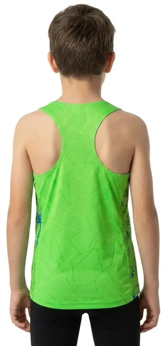Joma Elite IX Mouwloos T-shirt - Fluor Groen - 12-14 Jaar - afbeelding 4 van 4