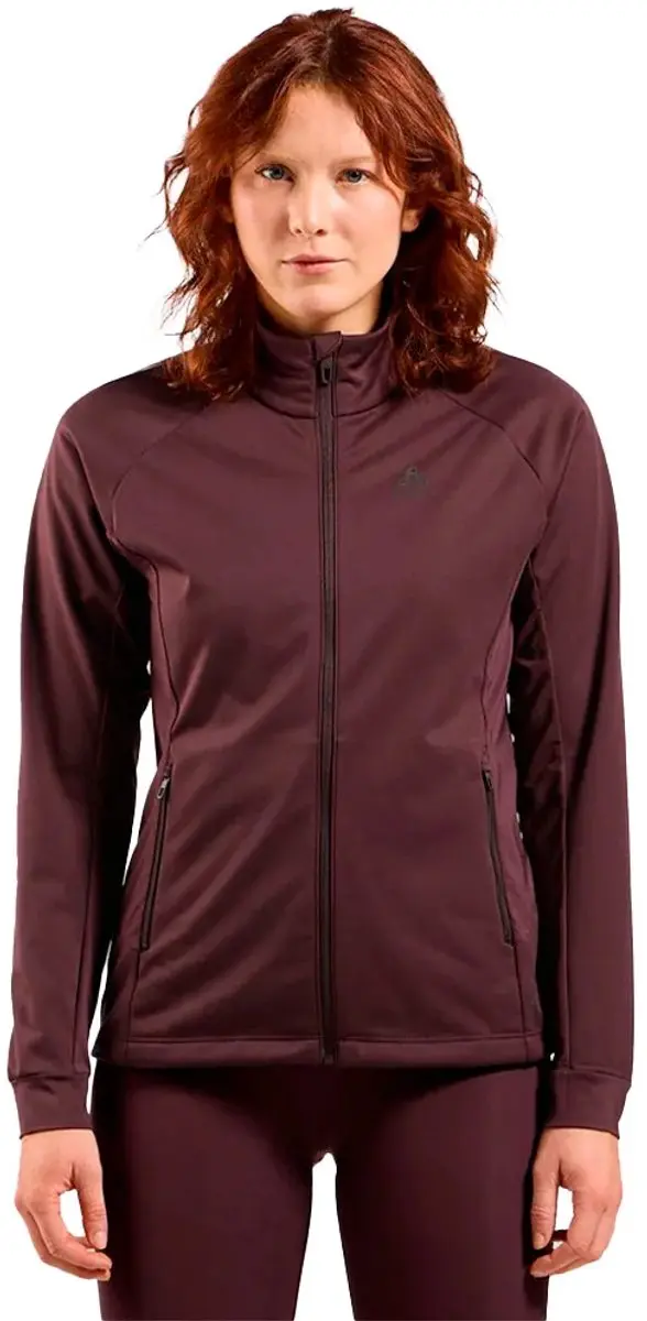 Odlo Brensholmen Softshelljack Bruin,Rood M Vrouw
