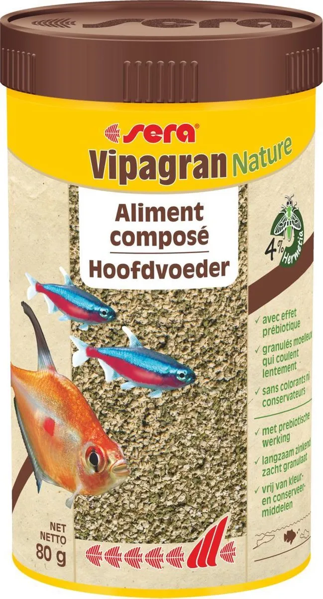 Sera Vipagran Nature Insectenmeel 250ml