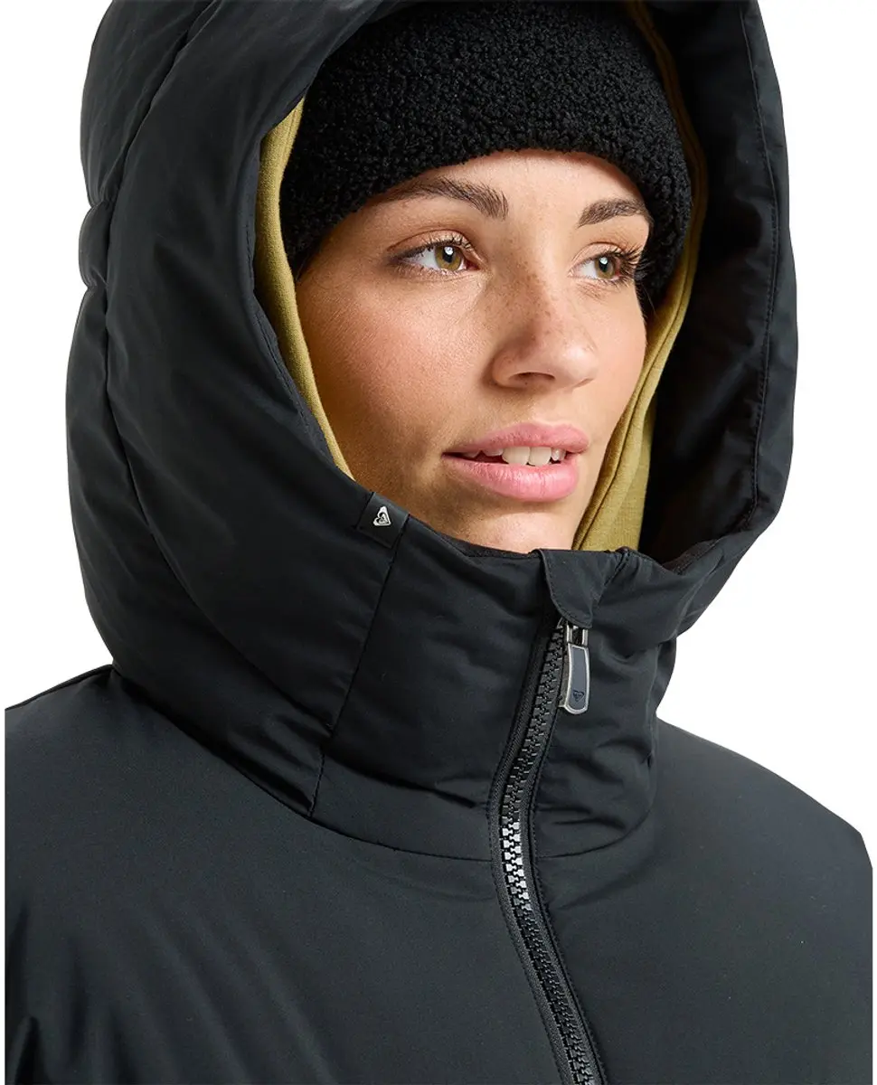 Roxy Alofted Puffy Dames Jas - Zwart - S - afbeelding 4 van 6